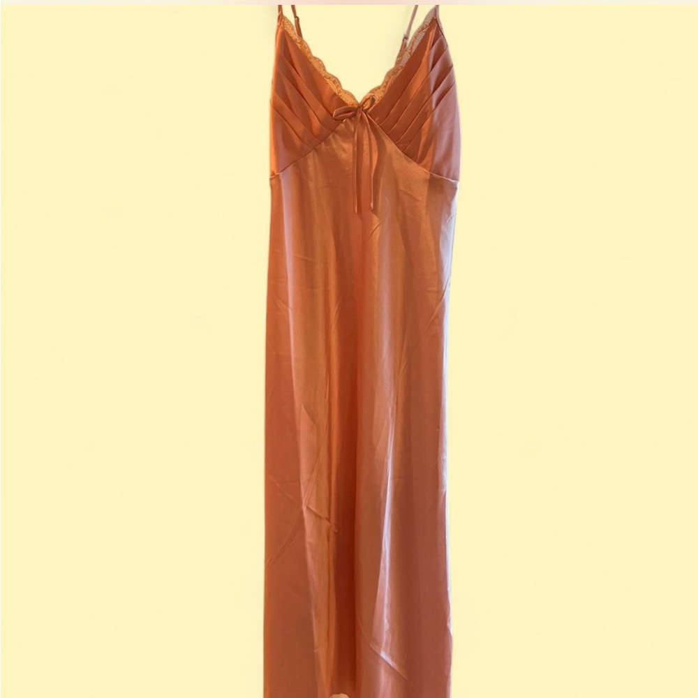 Elegant Pink Slip Dress